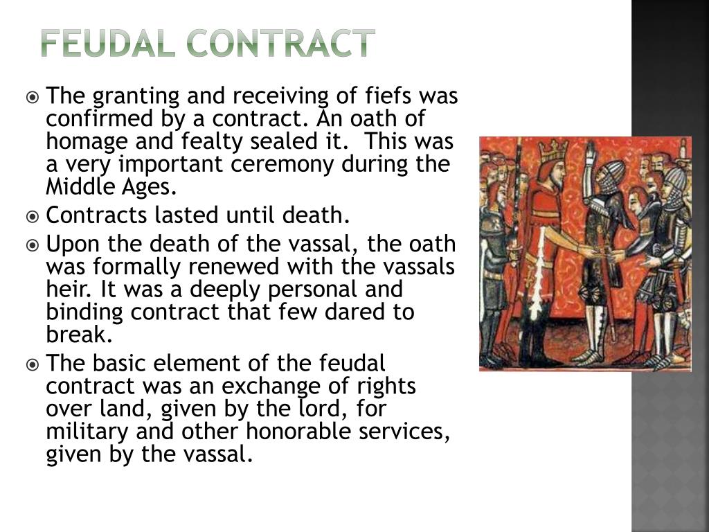 PPT Feudal Contract PowerPoint Presentation, free download ID6794042