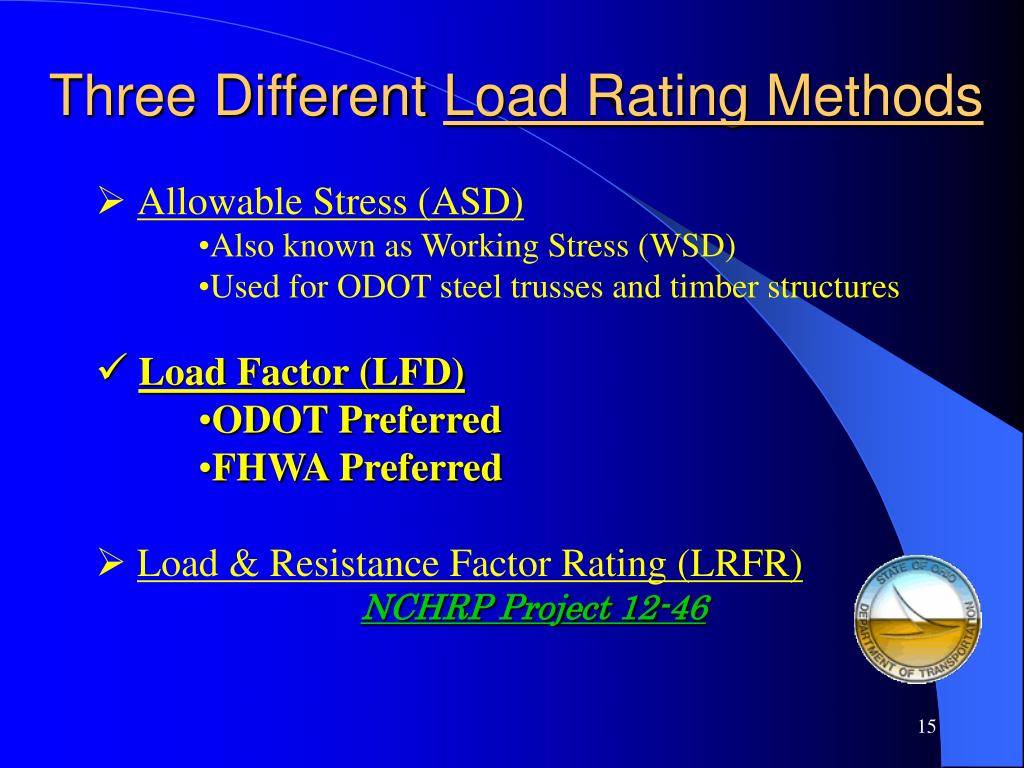 PPT ODOT BRIDGE LOAD RATING PowerPoint Presentation, free download
