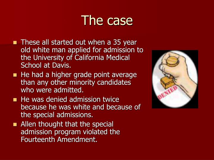 PPT Regents of The University of California v. Bakke PowerPoint