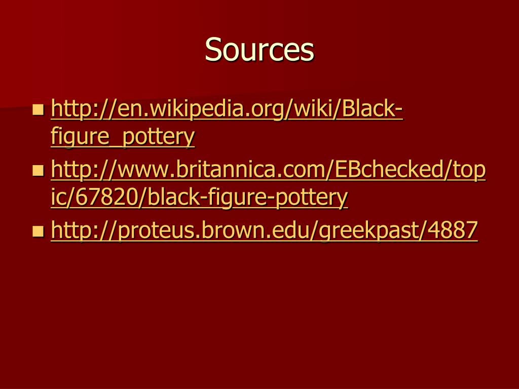 PPT 700 B.C. Greek BlackFigure Pottery Technique PowerPoint