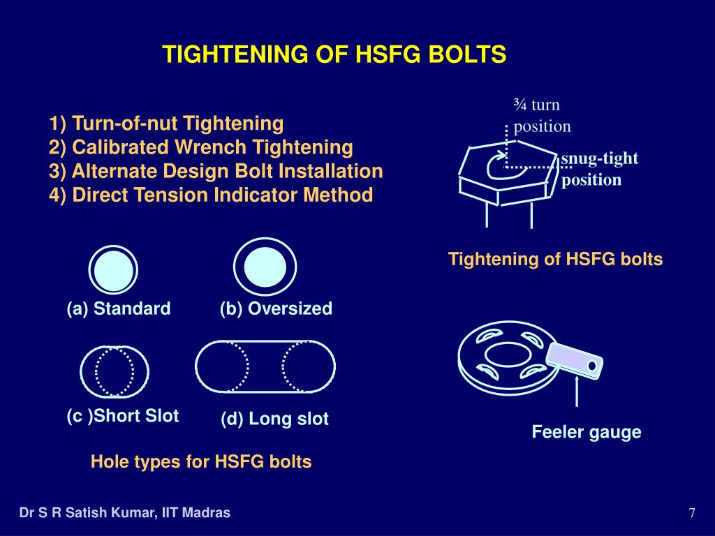 PPT BOLTED CONNECTIONS PowerPoint Presentation, free download ID
