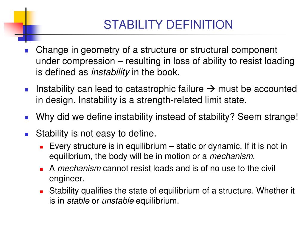 PPT CE 579 STRUCTRAL STABILITY AND DESIGN PowerPoint Presentation
