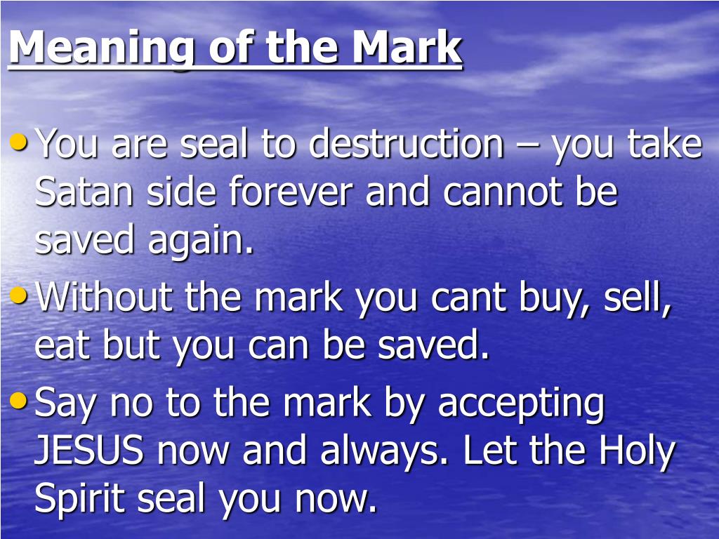 PPT The Mark Of The Beast 666 PowerPoint Presentation, free download