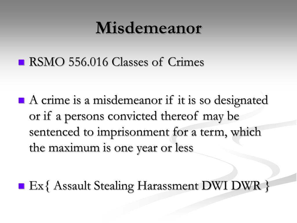 PPT Missouri Criminal Codes PowerPoint Presentation, free download