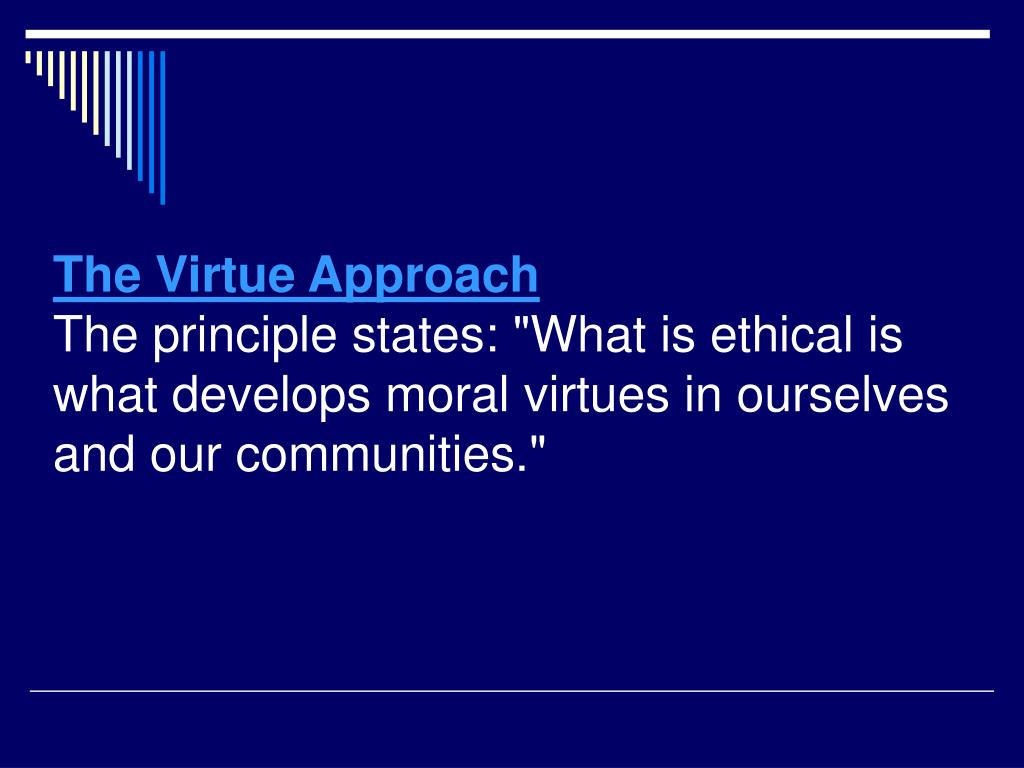 PPT The Virtue Theory of Ethics PowerPoint Presentation, free