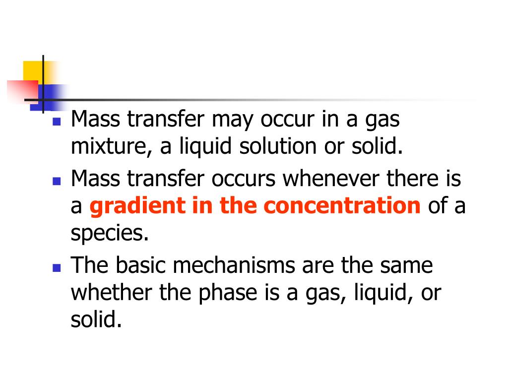 PPT Introduction to Mass Transfer PowerPoint Presentation, free download ID6800452