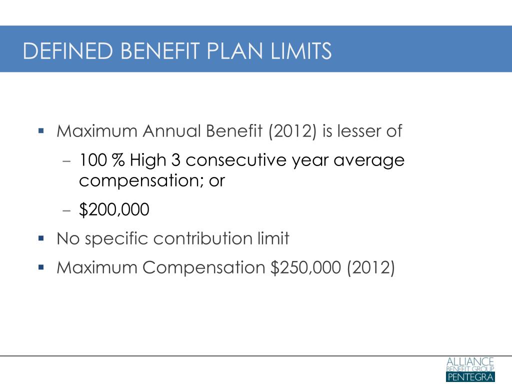 PPT DEFINED BENEFIT PLANS PowerPoint Presentation, free download ID