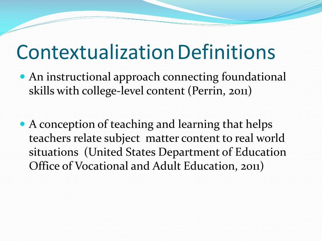 PPT Contextualized Learning Module Design PowerPoint