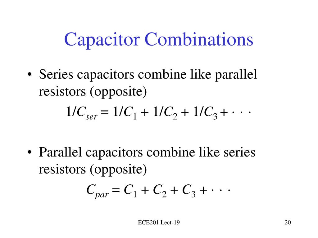 PPT Capacitors (5.1); Inductors (5.2); LC Combinations (5.3