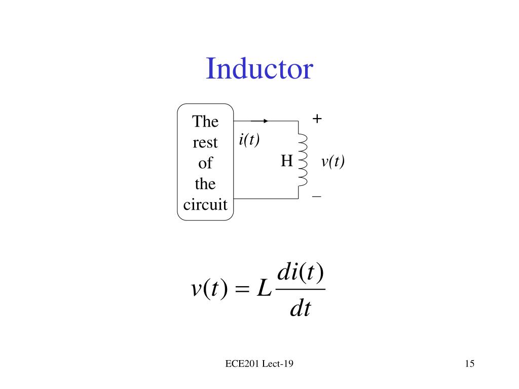 PPT Capacitors (5.1); Inductors (5.2); LC Combinations (5.3