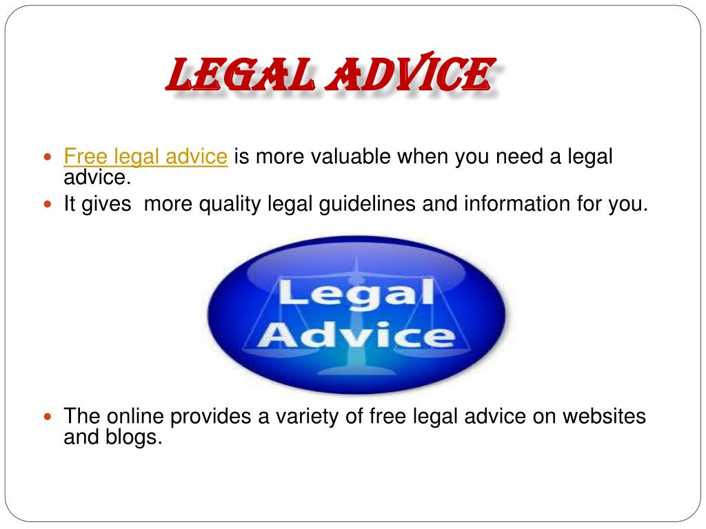 PPT Free legal advice online PowerPoint Presentation, free download