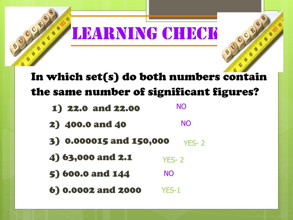 PPT Scientific Notation And Significant Figures PowerPoint