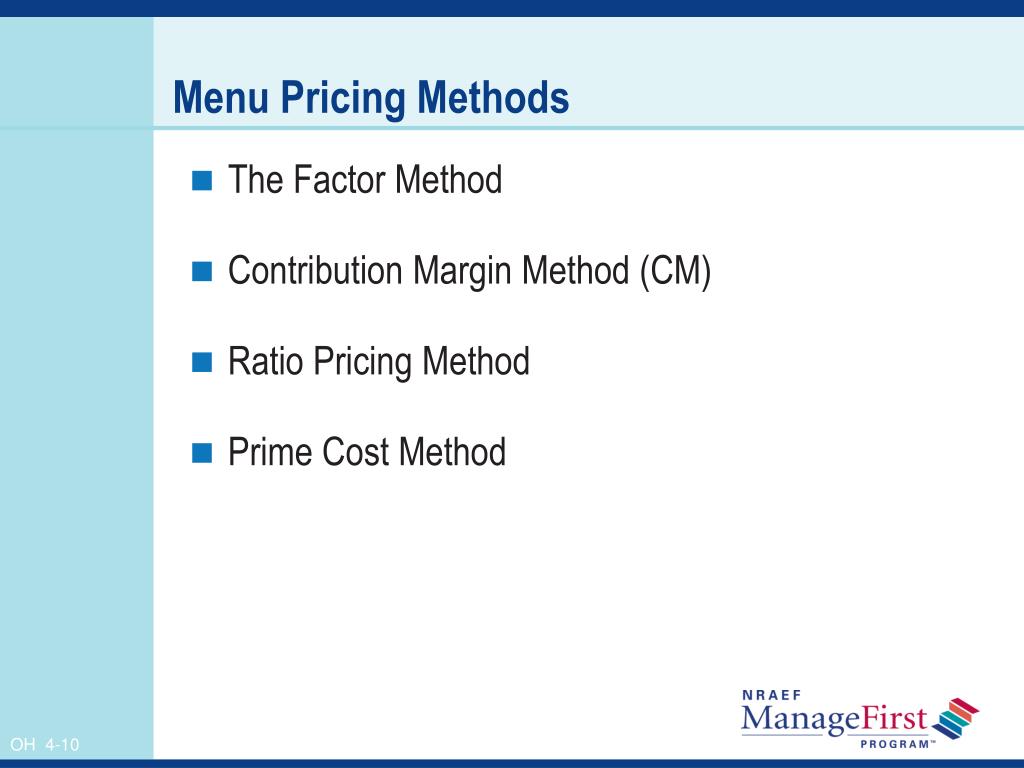 PPT Determining Menu Prices PowerPoint Presentation, free download