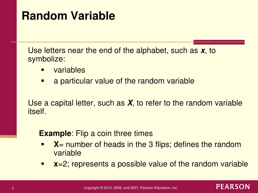 PPT Chapter 8 Random Variables PowerPoint Presentation, free download
