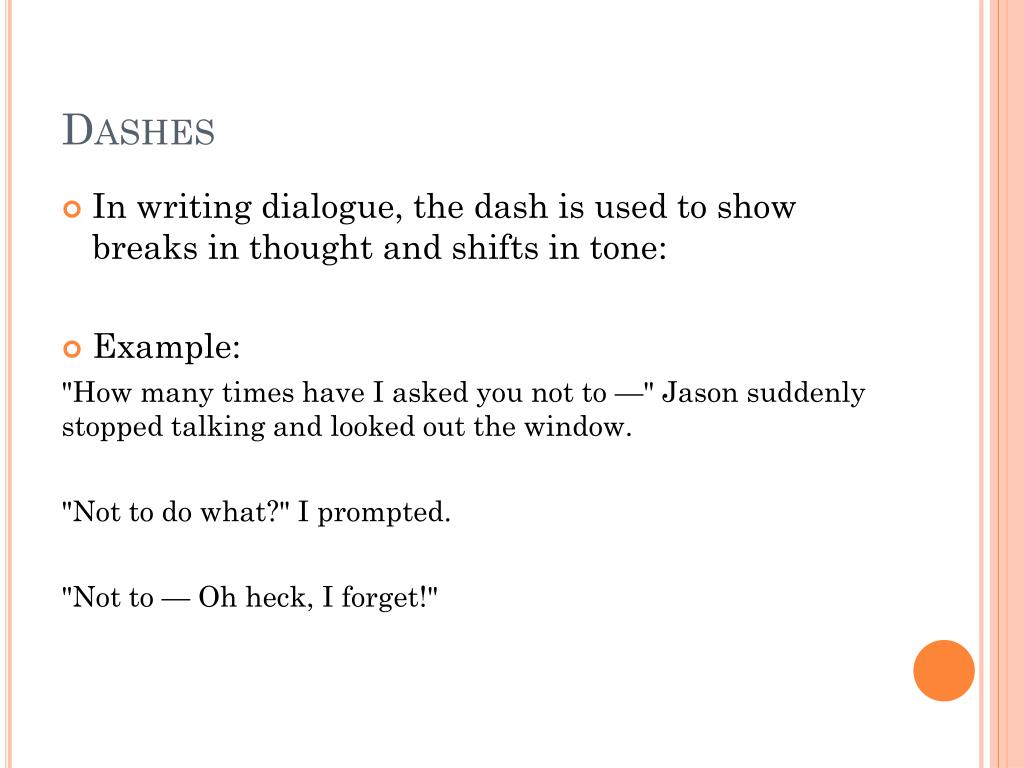 PPT Ellipsis and Dashes PowerPoint Presentation, free download ID