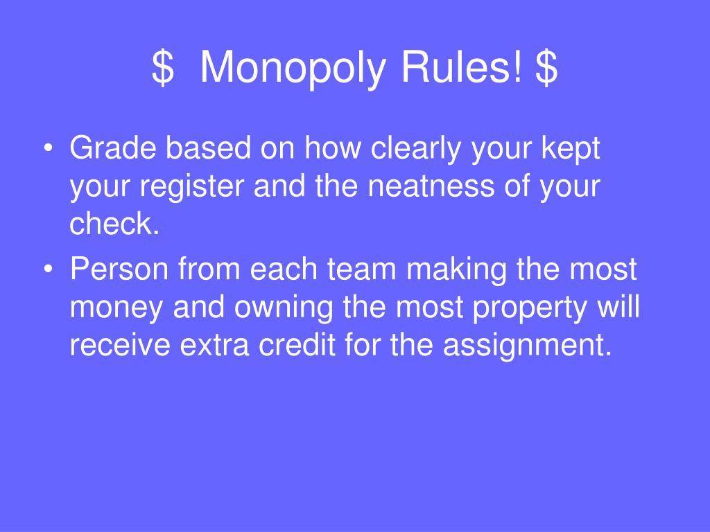 PPT Monopoly PowerPoint Presentation, free download ID6806216