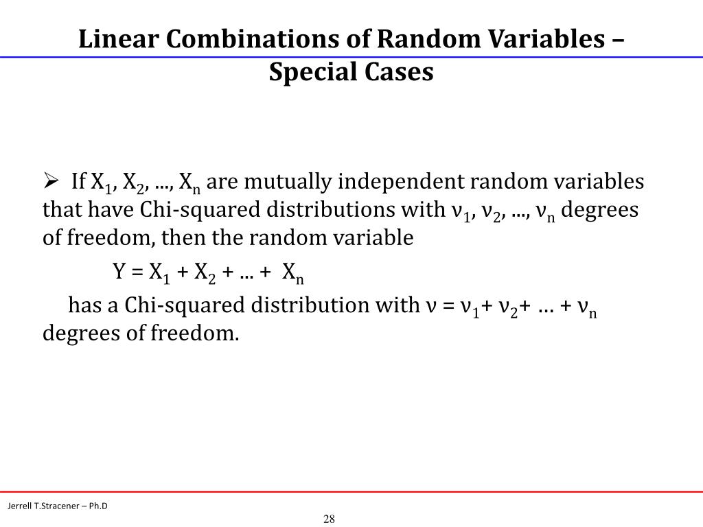 PPT Functions of Random Variables PowerPoint Presentation, free