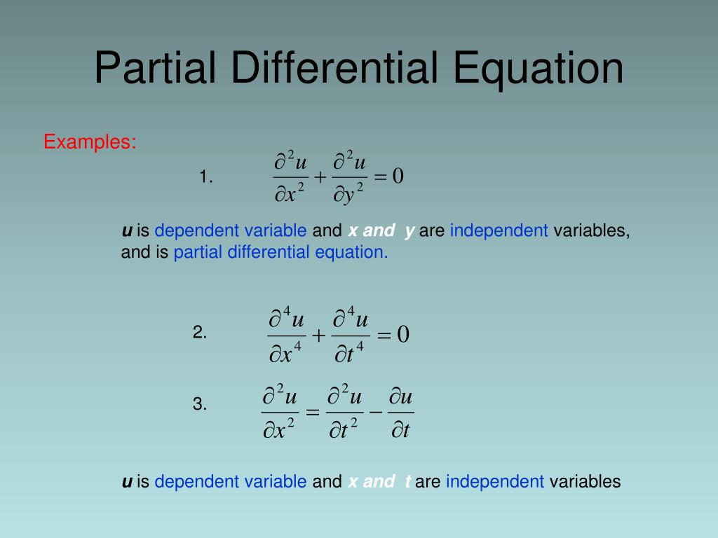 PPT Ordinary Differential Equations PowerPoint Presentation, free