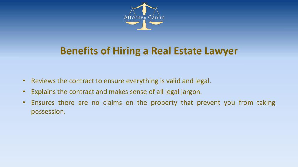 PPT Why You Need a Real Estate Lawyer PowerPoint Presentation, free