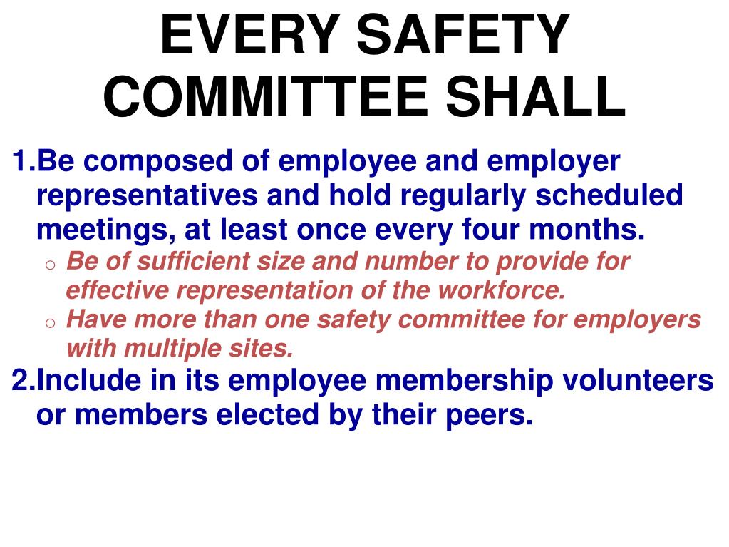 PPT Safety Committees PowerPoint Presentation, free download ID6814890