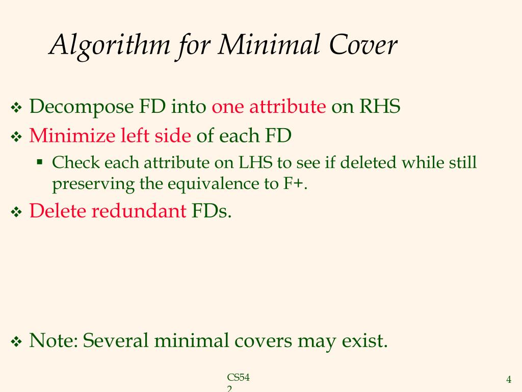 PPT Algorithm into 3NF PowerPoint Presentation, free