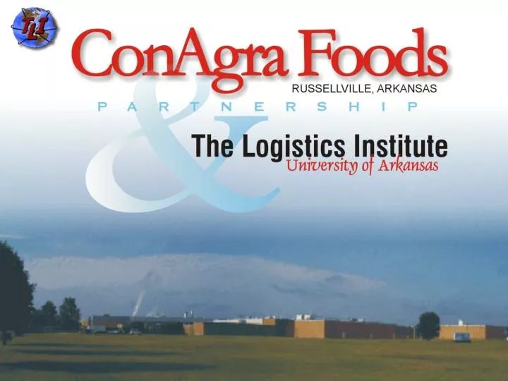 PPT Performance and Uptime Analysis for Production Lines at ConAgra