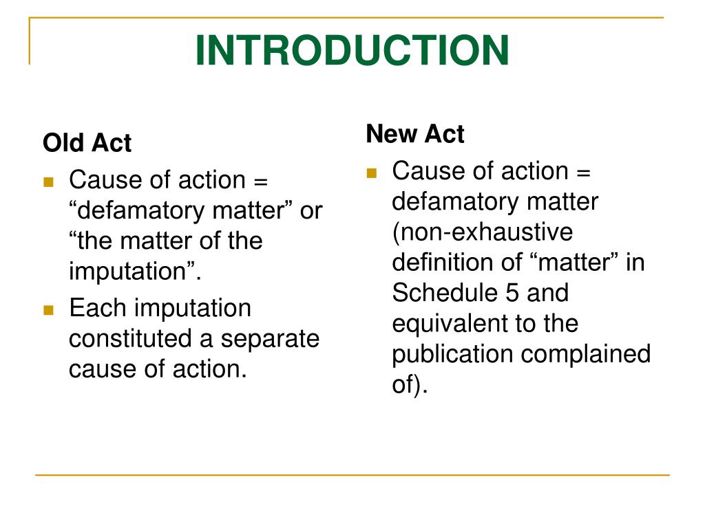 PPT NEW DEFAMATION LAWS PowerPoint Presentation, free download ID