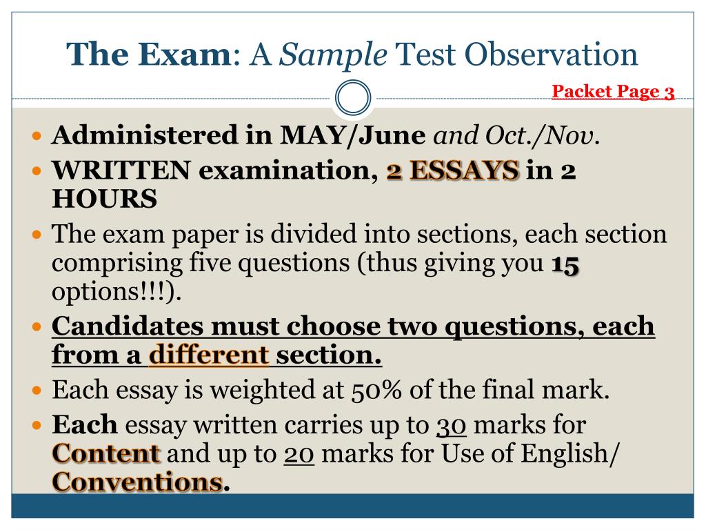 PPT Writing the AICE General Paper AN OVERVIEW PowerPoint
