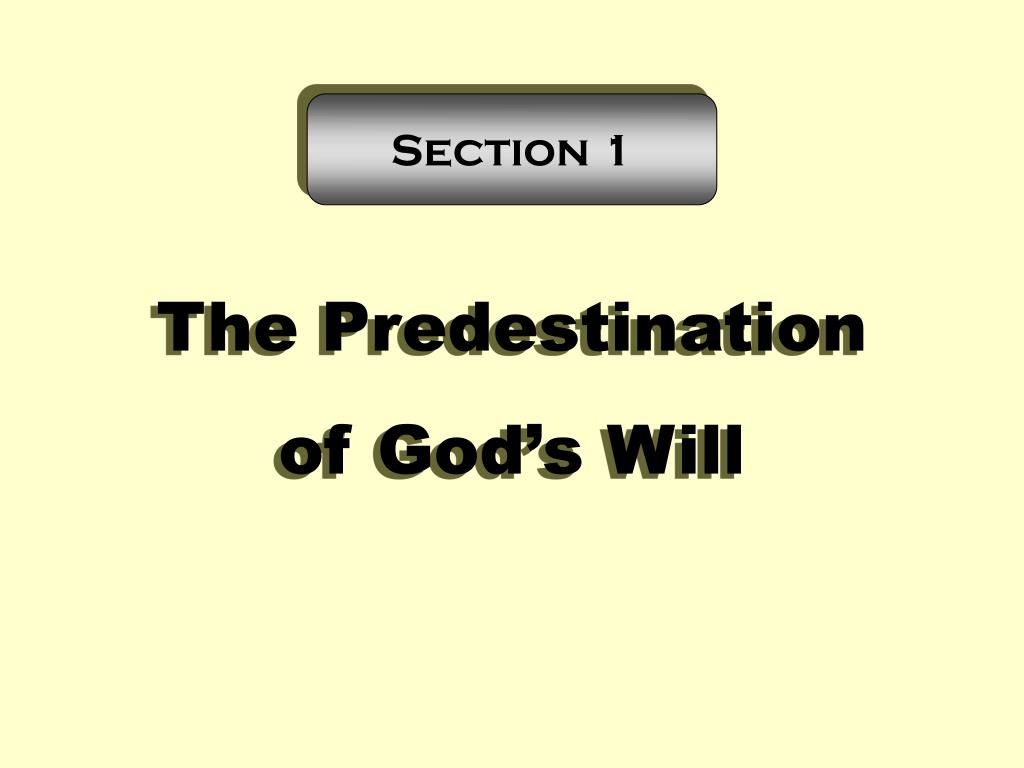 PPT Predestination PowerPoint Presentation, free download ID6819273