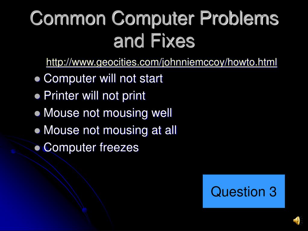 PPT Solving a Computer Problem PowerPoint Presentation, free download