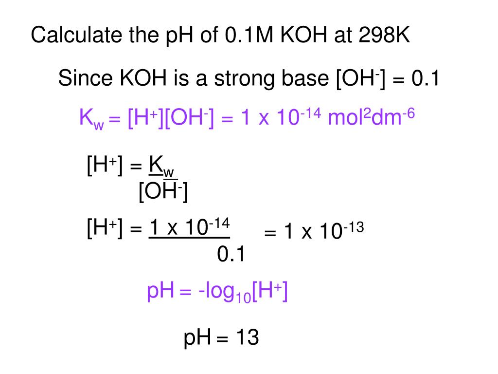 PPT The Ionic Product of Water PowerPoint Presentation, free download