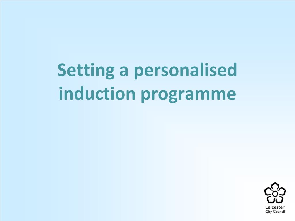 PPT The Role of Induction Tutor PowerPoint Presentation, free