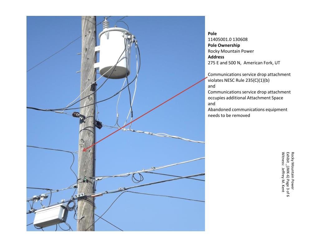 PPT Pole 11405001.0 238604 Pole Ownership Rocky Mountain Power