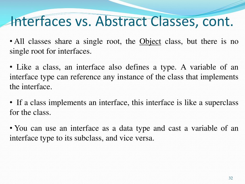 PPT Chapter 14 Abstract Classes and Interfaces PowerPoint