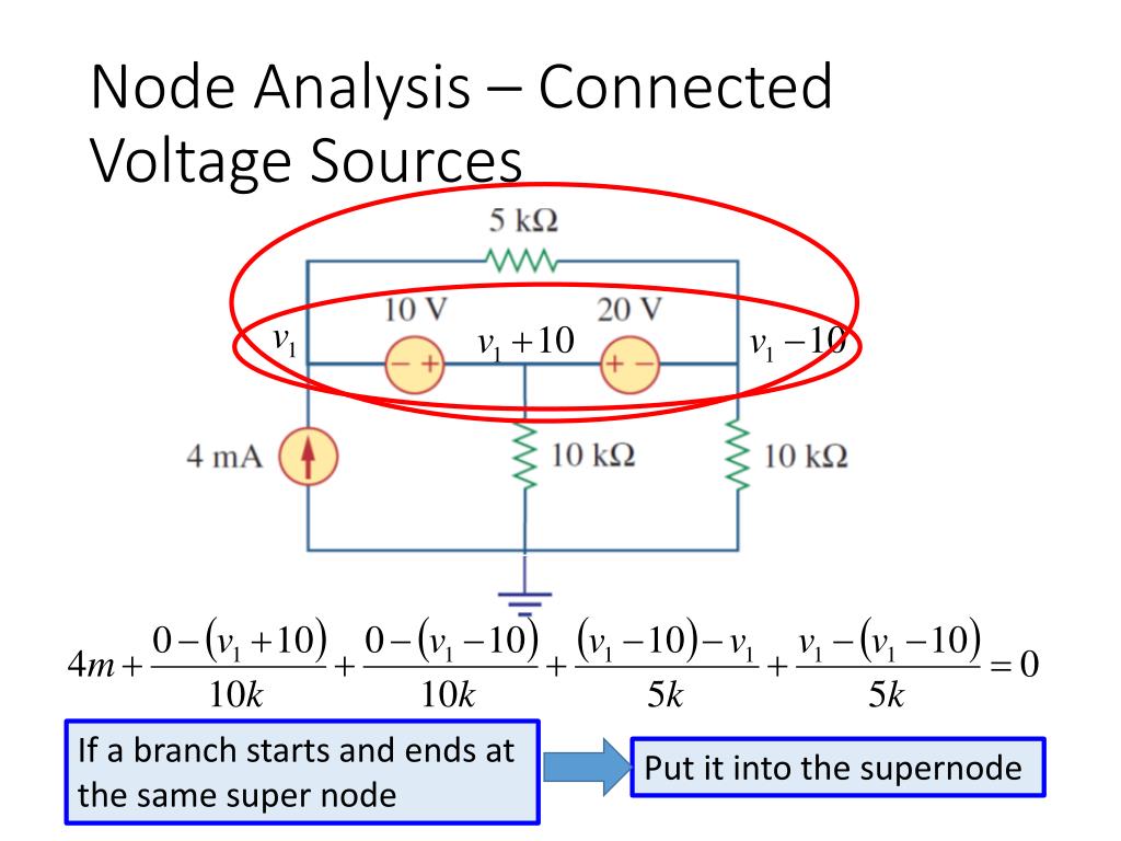 PPT Circuits Lecture 2 Node Analysis PowerPoint Presentation, free