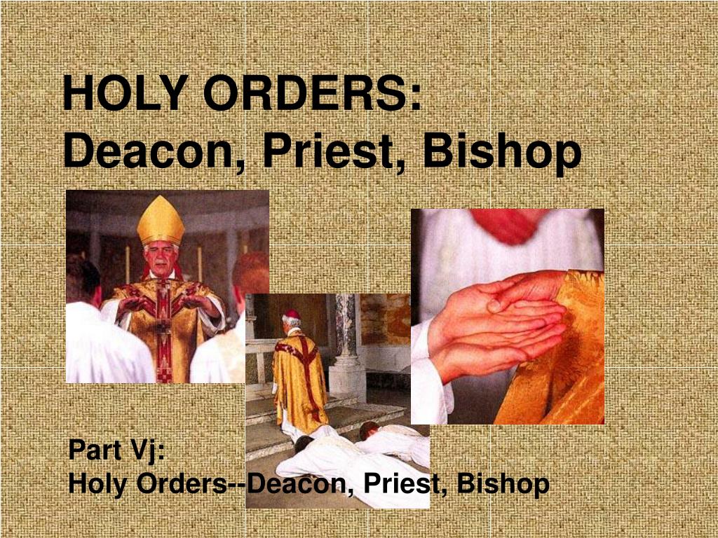 The Difference Between a Bishop, Deacon and the Five.