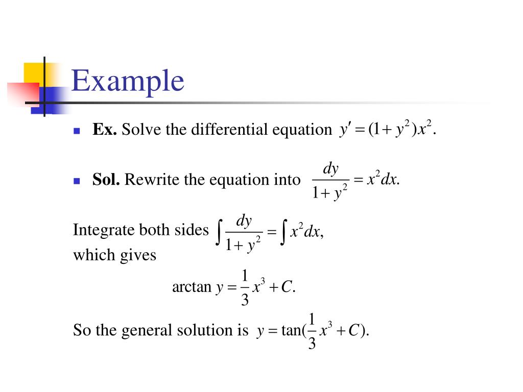 PPT Modeling with differential equations PowerPoint Presentation