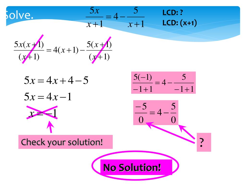 How to Solve Rational Equations wikiHow