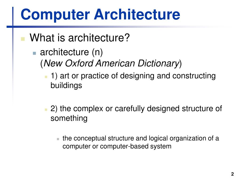 PPT Computer Architecture PowerPoint Presentation, free download ID