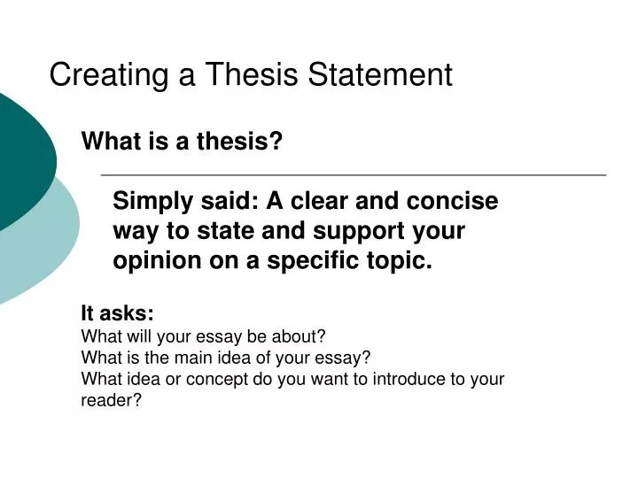 Thesis Statement Generator Free Thesis Creator 🤓|Studyfy