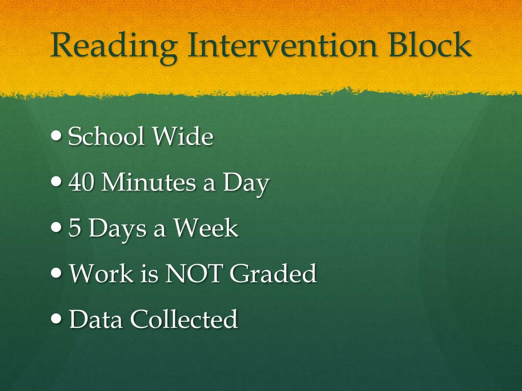 PPT READING INTERVENTION PowerPoint Presentation, free download ID