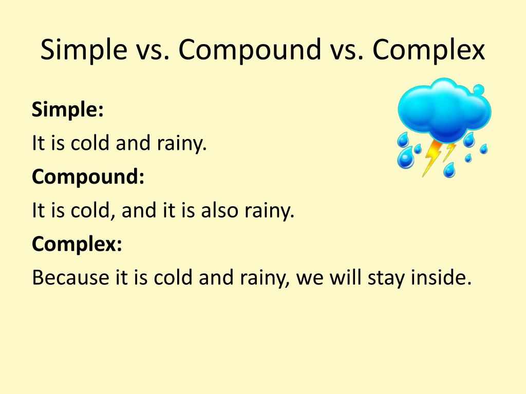 PPT - Complex Sentences PowerPoint Presentation, free download - ID:6842915