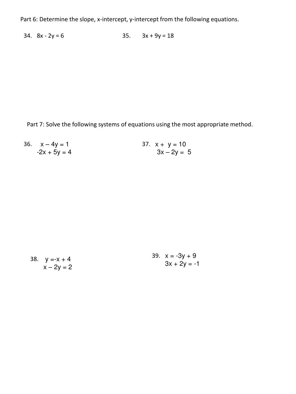PPT Algebra II Fall - Final Exam Revision - PowerPoint Presentation ID