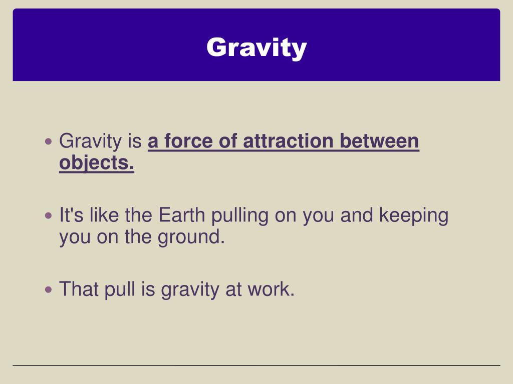 PPT Gravity PowerPoint Presentation, free download ID6849979