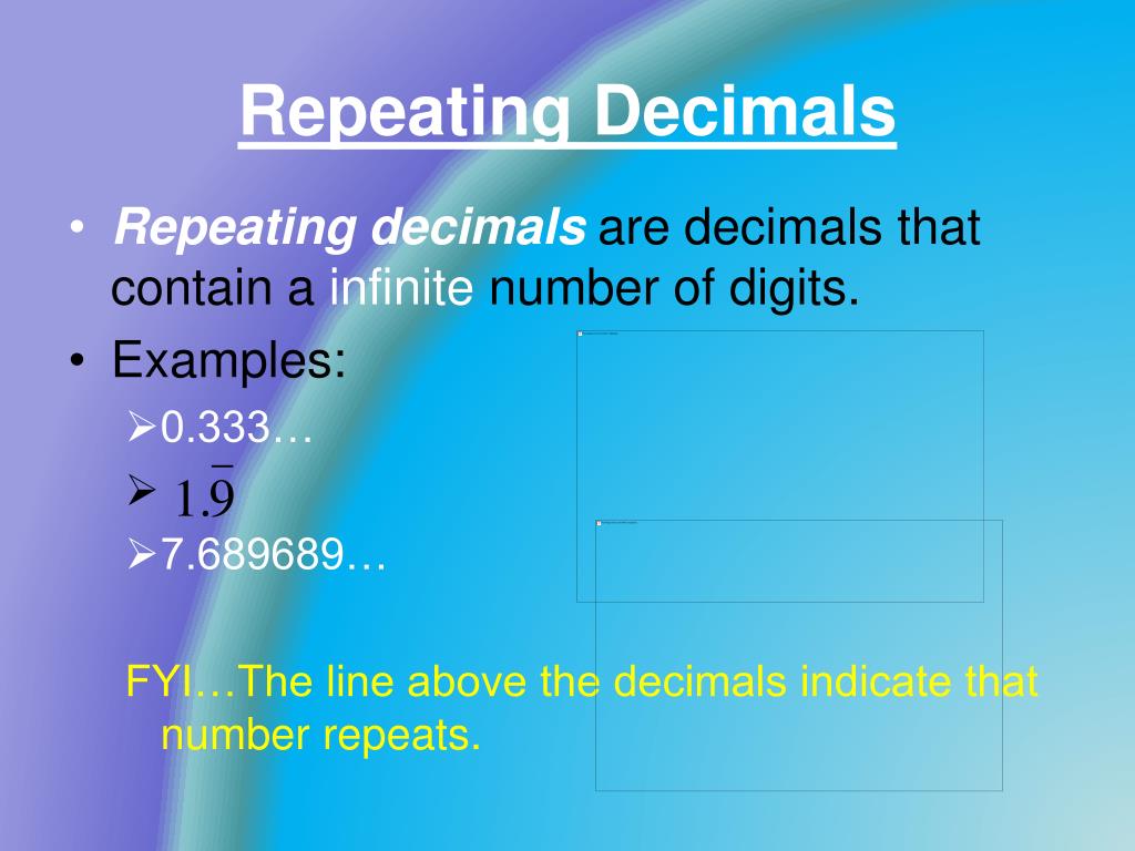 PPT 1.8 The Real Number System PowerPoint Presentation, free download