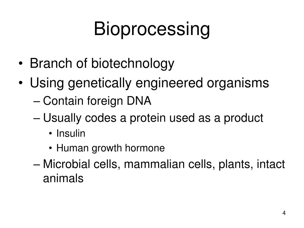 PPT Bioprocessing PowerPoint Presentation, free download ID6858351