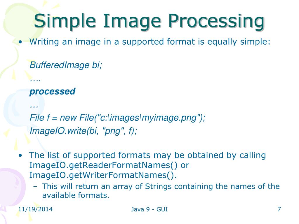 PPT Pane, Internal /External Frame, Image Processing PowerPoint