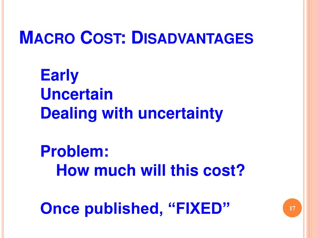 PPT Cost Estimation PowerPoint Presentation, free download ID6860410