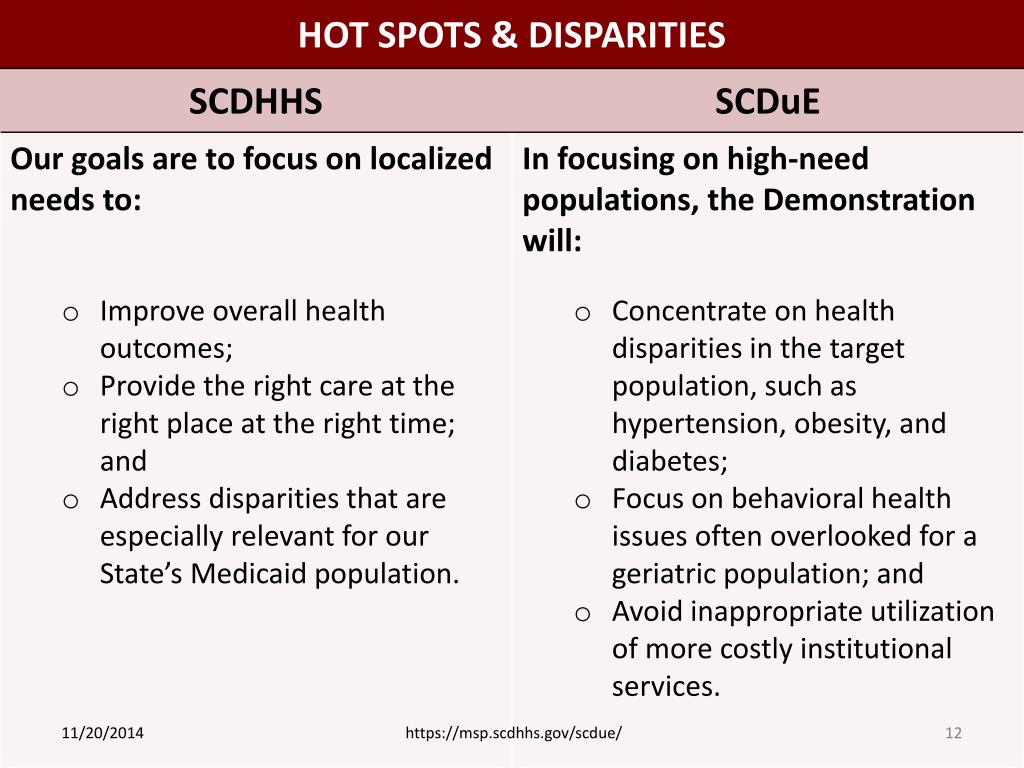 Provider Information SC DHHS