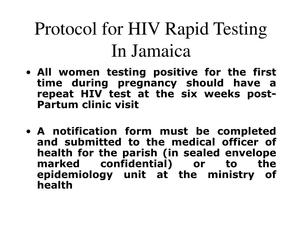 PPT HIV Rapid Testing PowerPoint Presentation, free download ID6866349